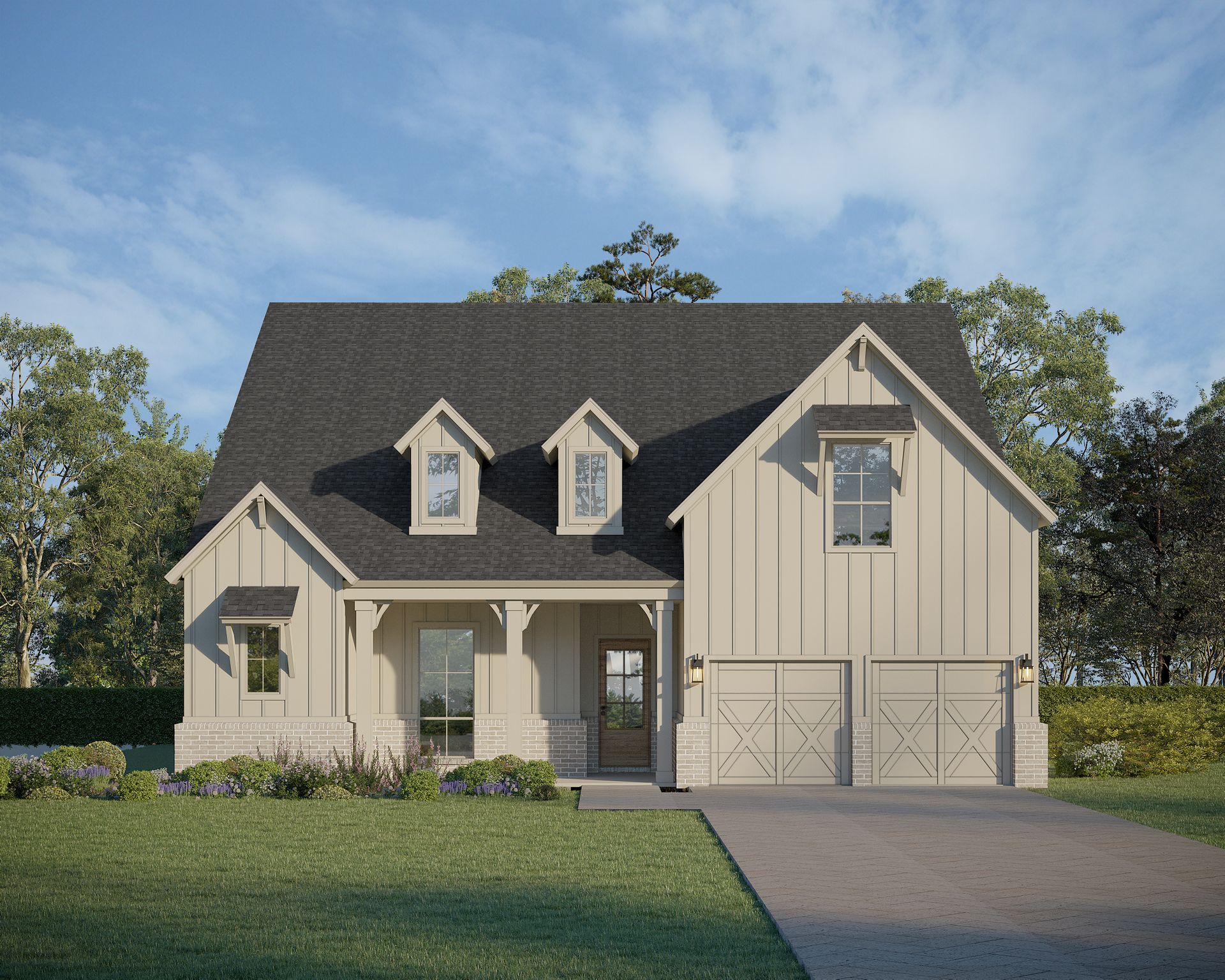Plan 1632 Elevation K