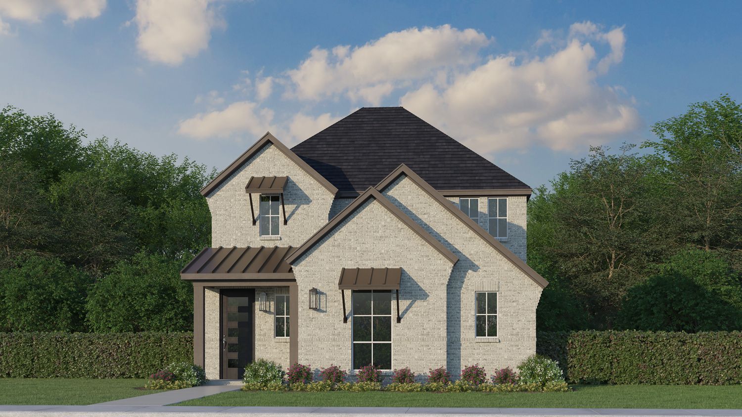 Plan 1460 Elevation F