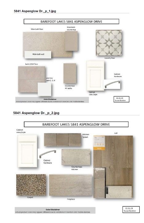 Representative photo of design selections for 5841 Aspenglow