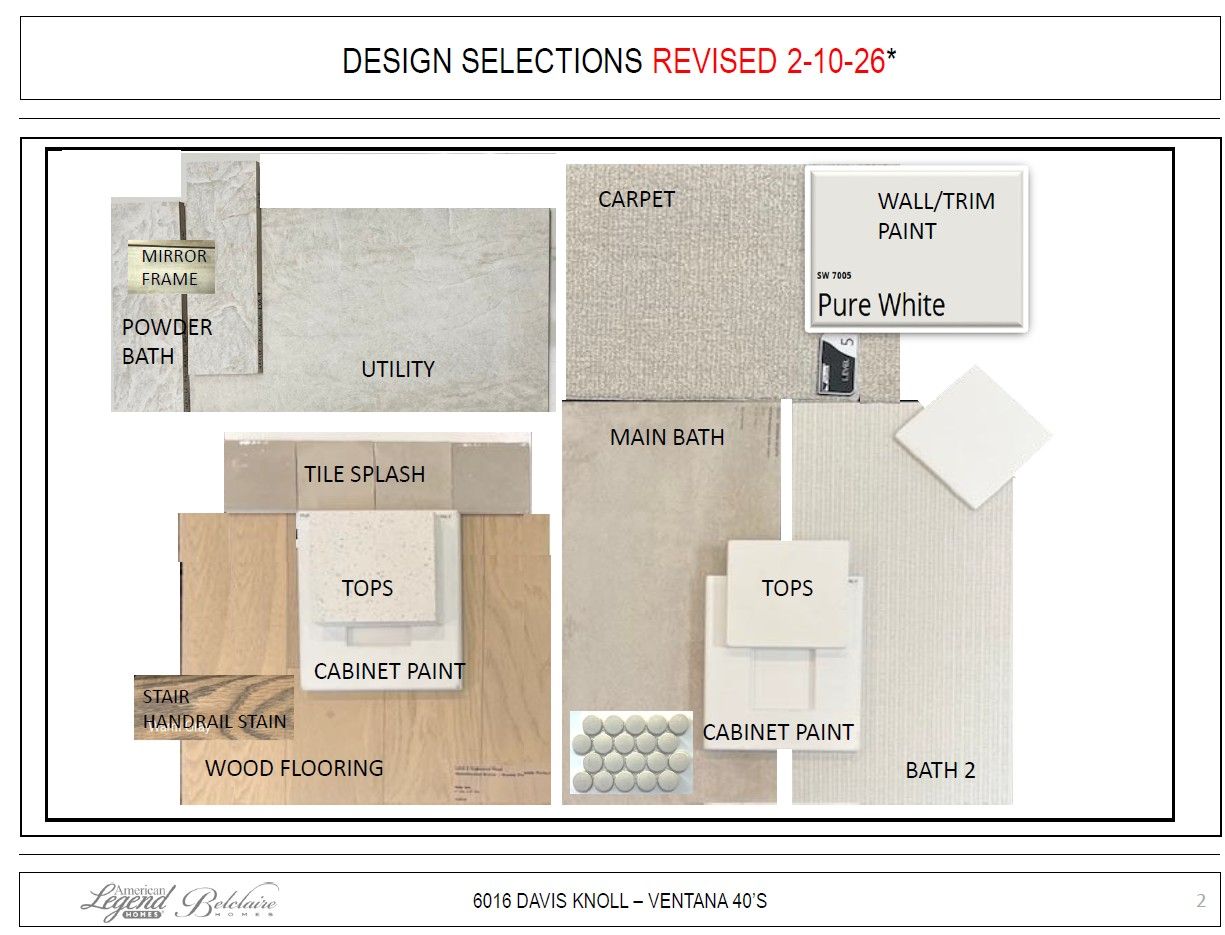 Representative photo of design selections for 6016 Davis Knoll