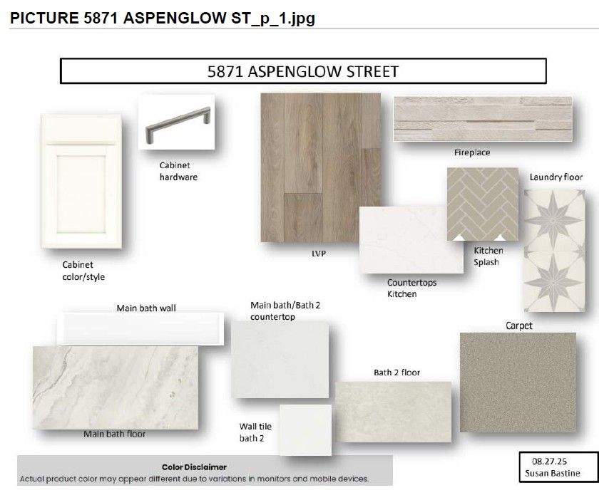 Representative photo of design selections for 5871 Aspenglow Street