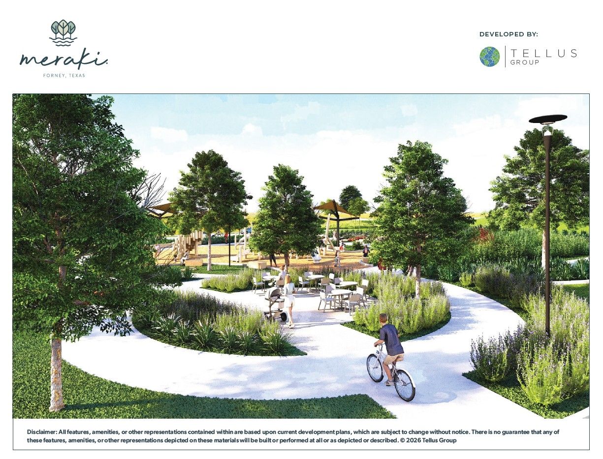 Meraki community amenity - playground and sitting area