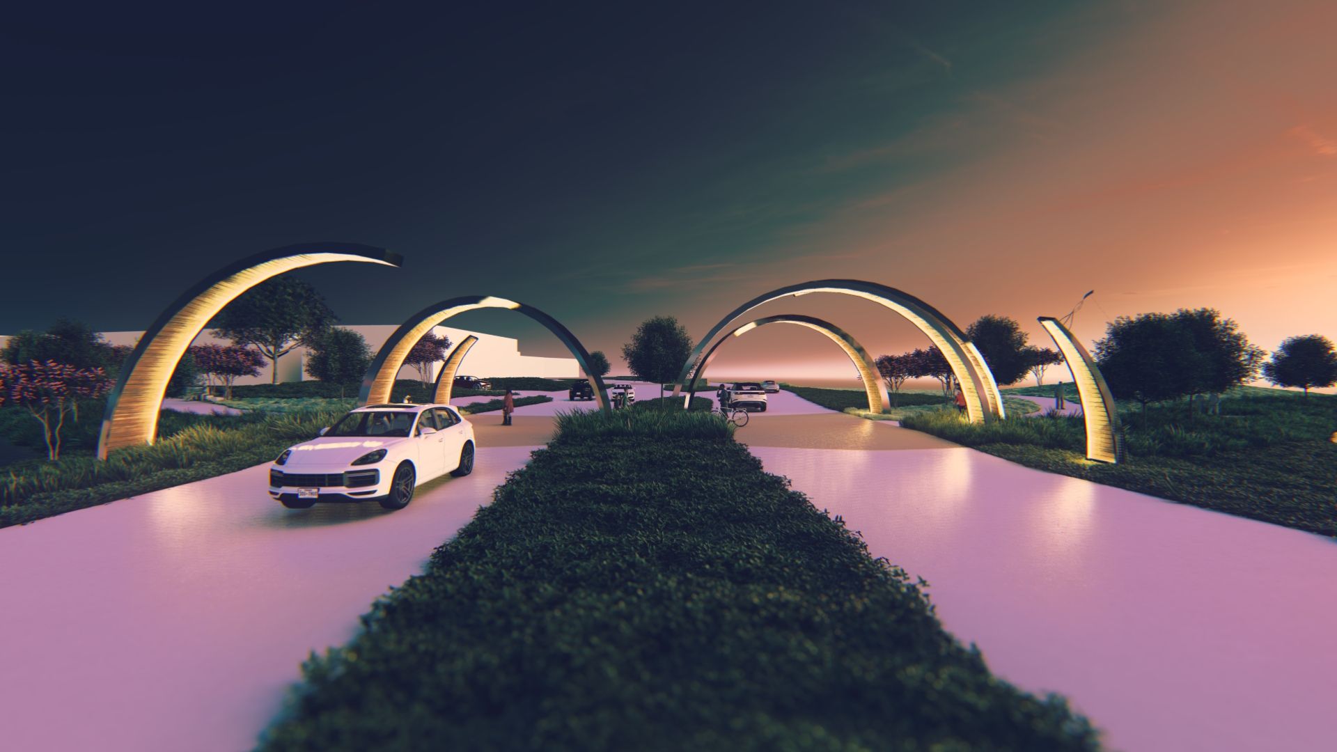 Meraki entrance concept rendering