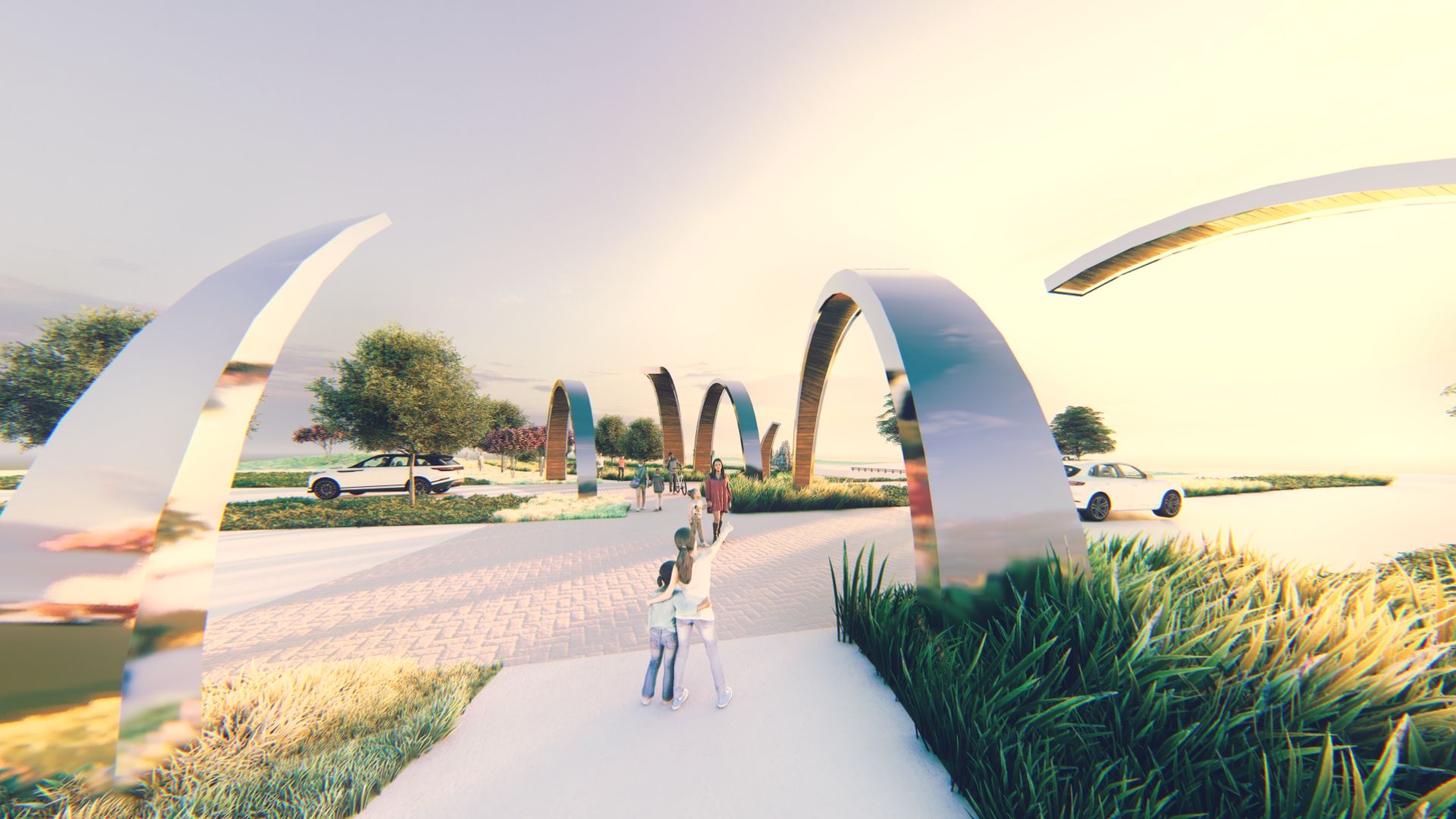 Meraki entrance concept rendering