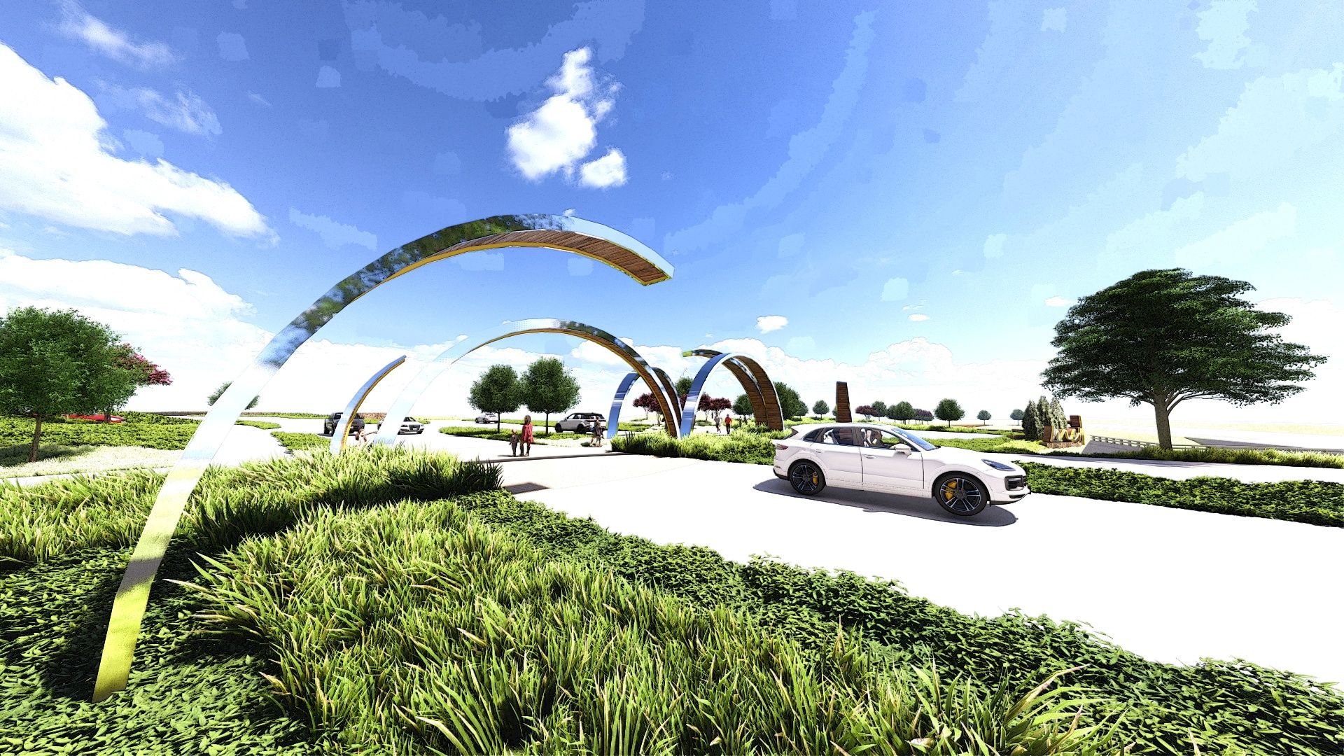 Meraki entrance concept rendering