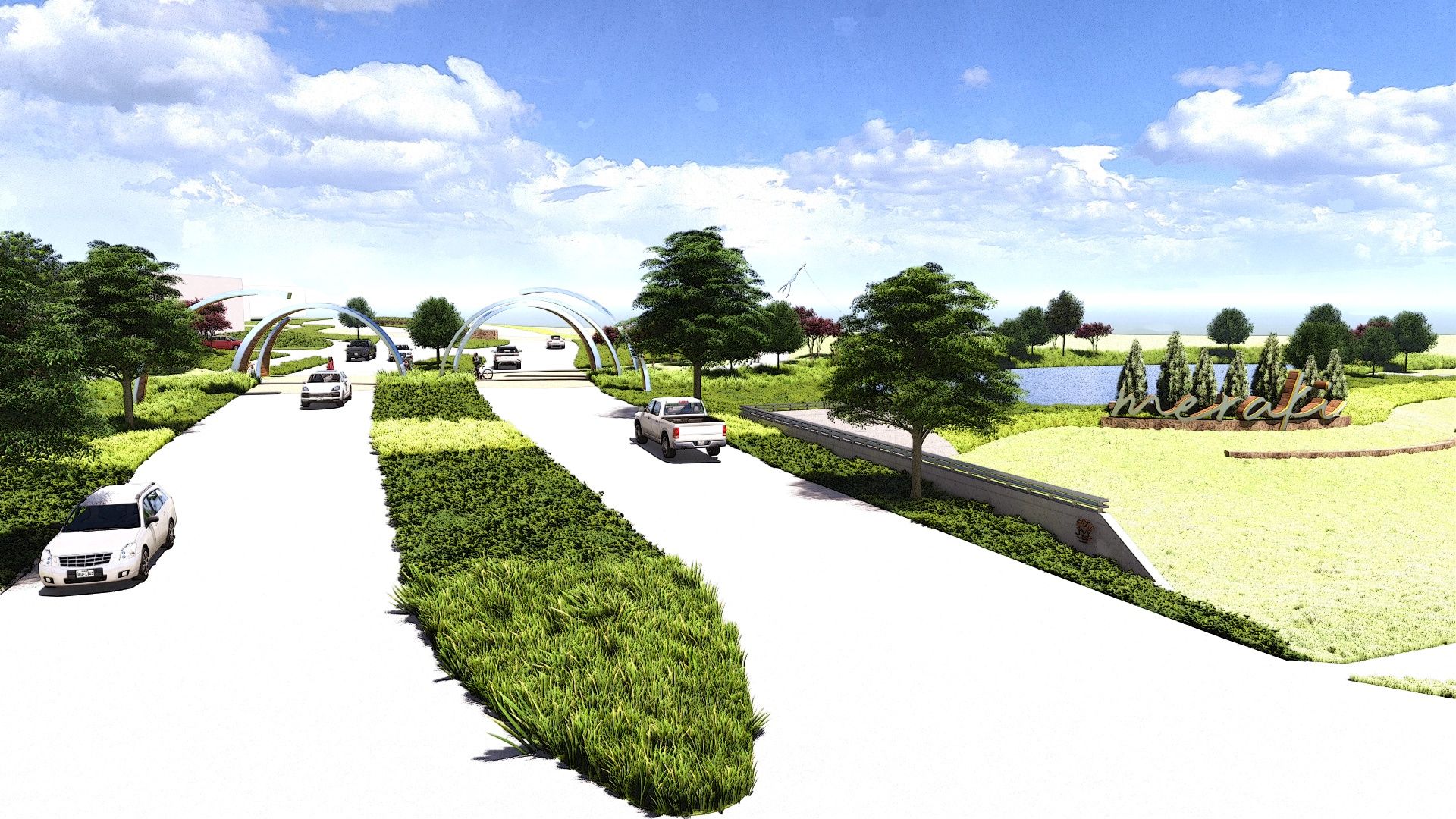 Meraki entrance concept rendering