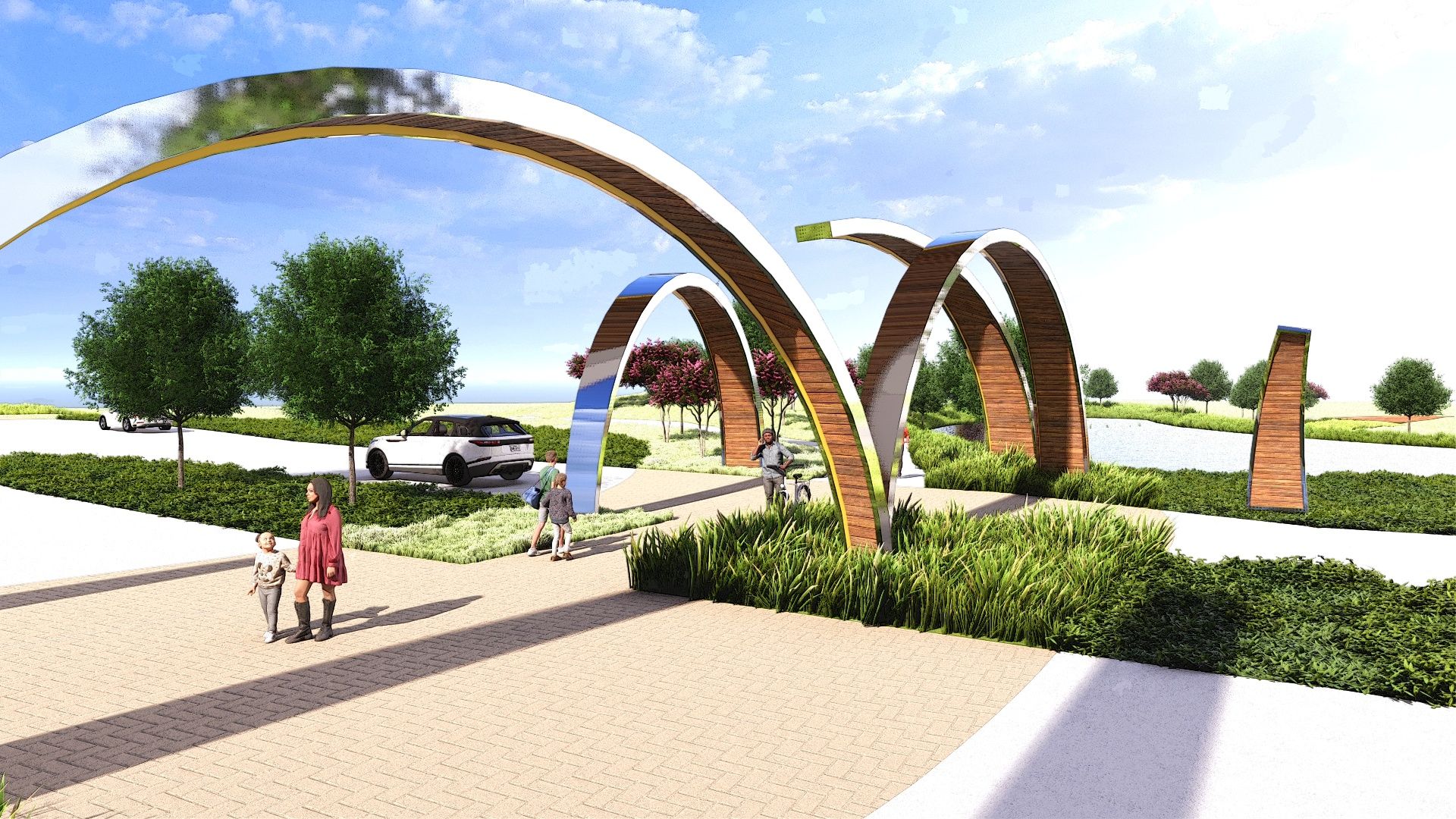 Meraki entrance concept rendering
