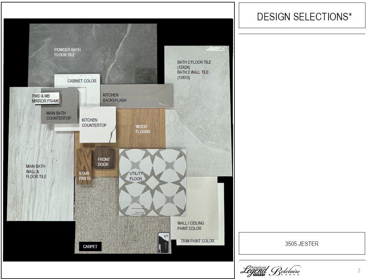 Representative photo of design selections for 3505 Jester