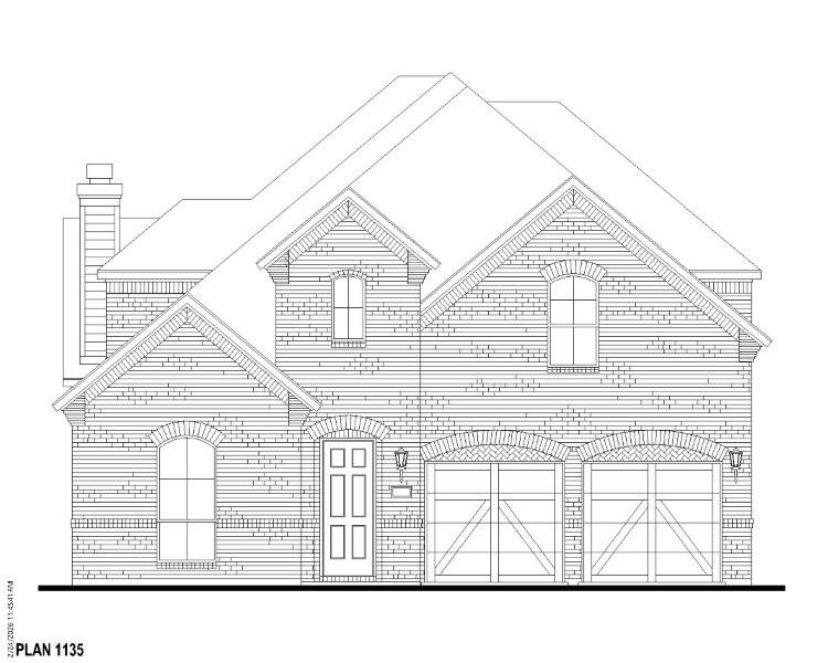 Plan 1135 Elevation A