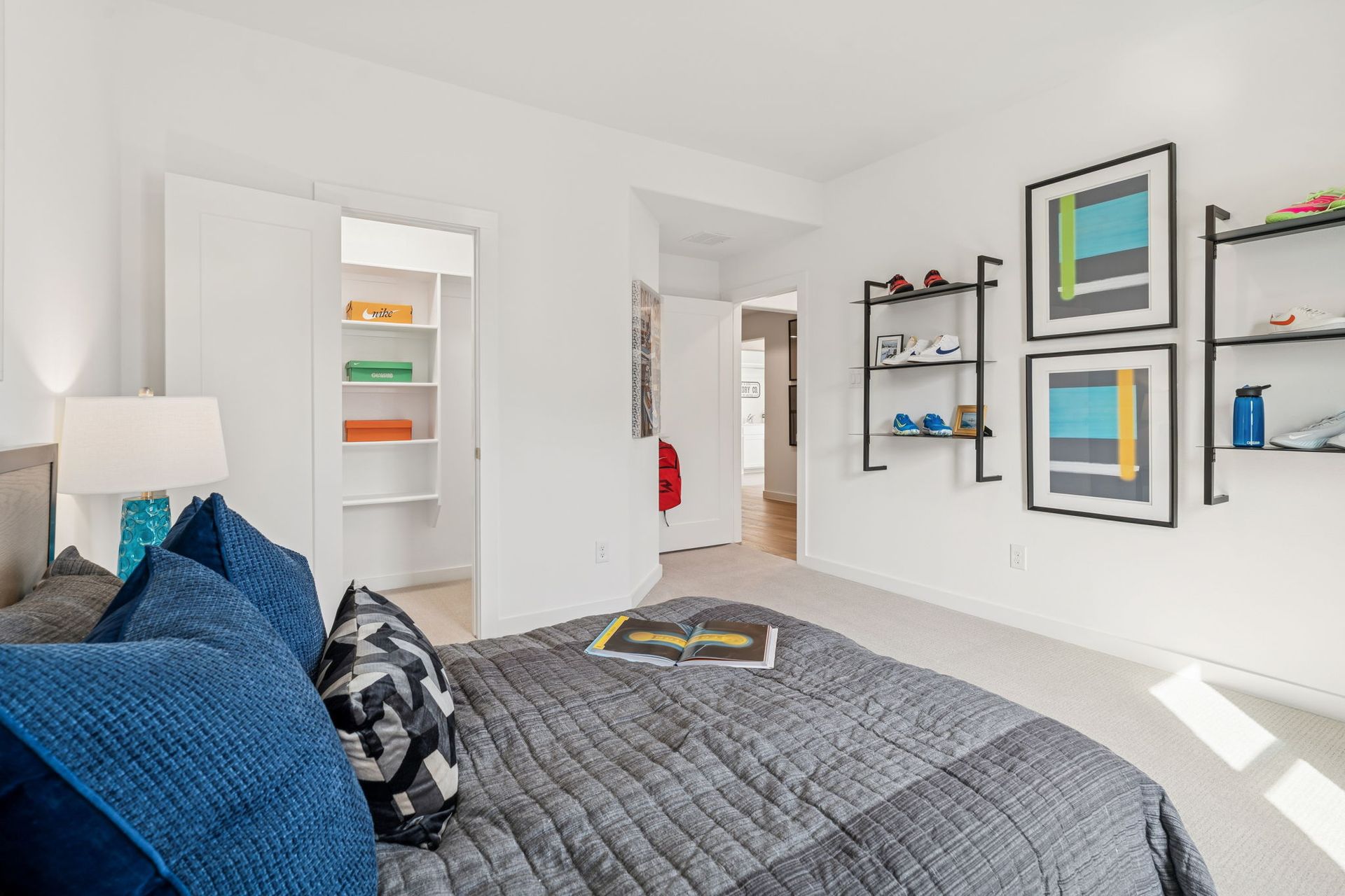 Spacious Guest Bedroom with Modern Decor – Celina TX Villas