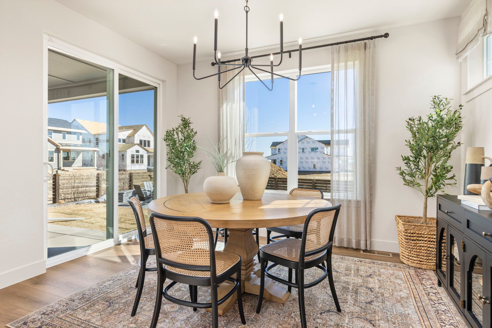 Sunlit Dining Area with Patio Access | Barefoot Villages Firestone CO