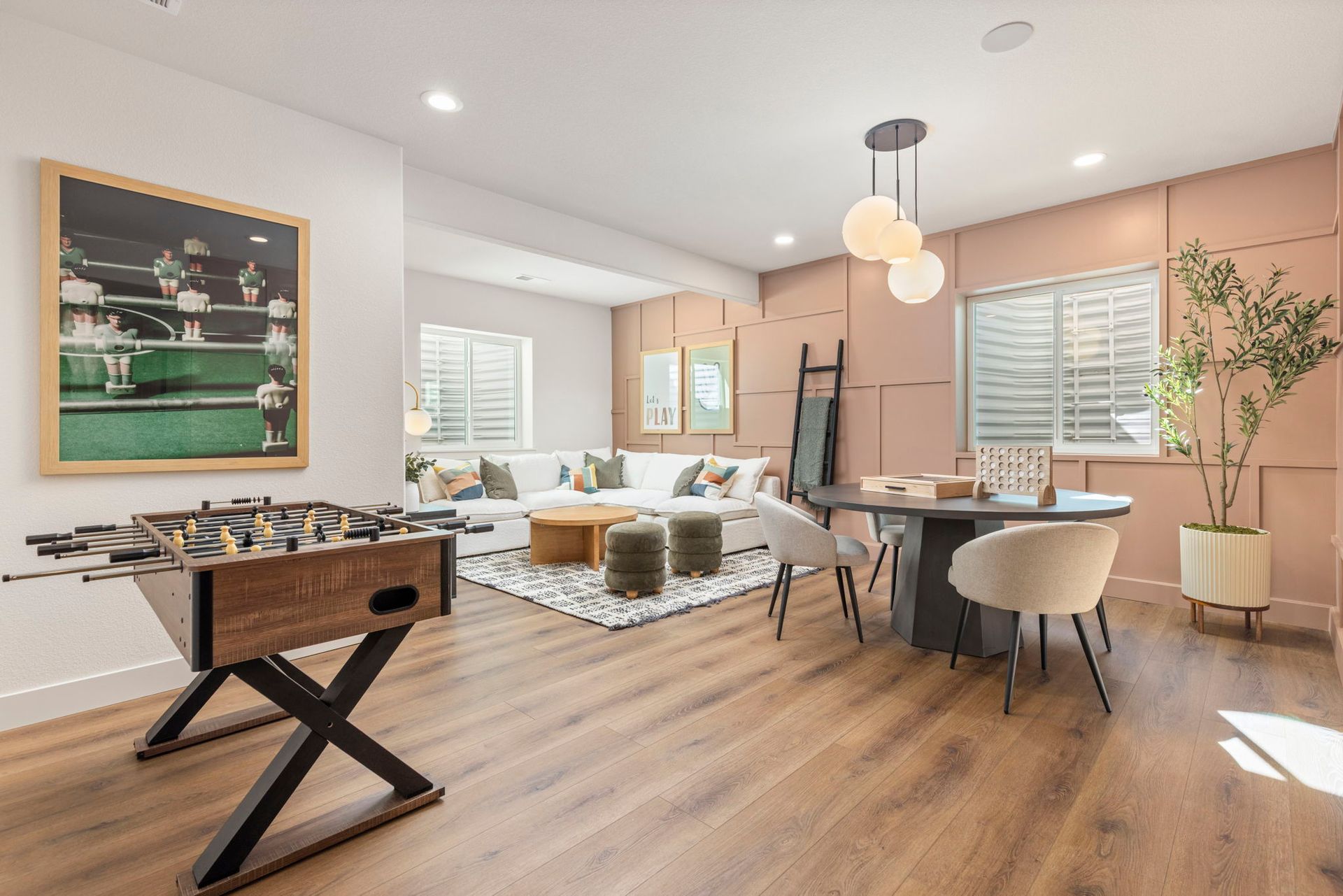 Modern Game Room and Lounge Space | Barefoot Villages Firestone CO
