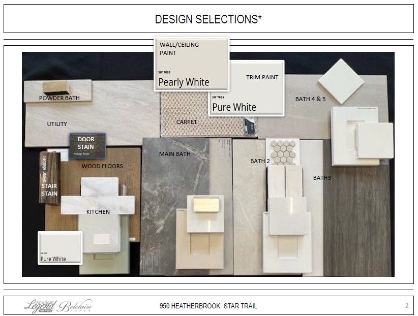 Representative photo of design selections for 950 Heatherbrook