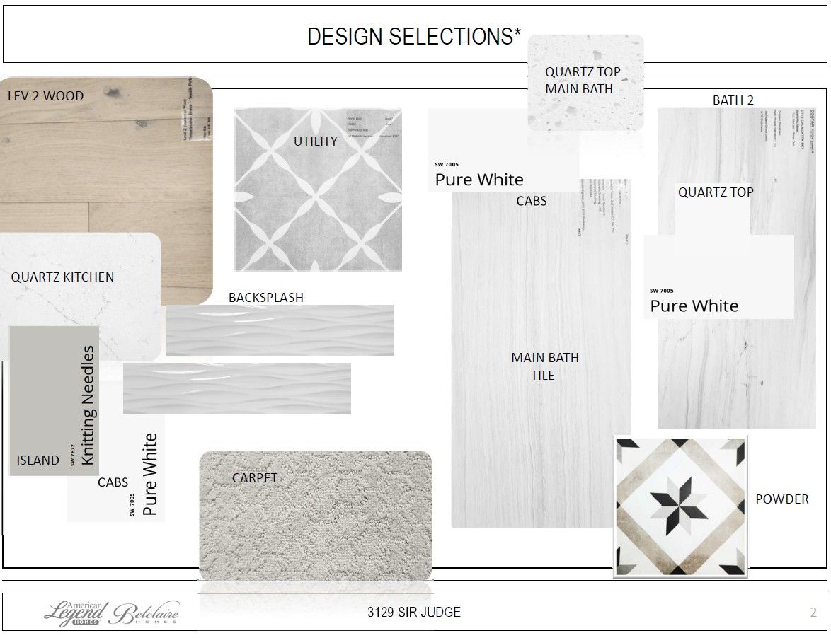Representative photo of design selections for 3129 Sir Judge