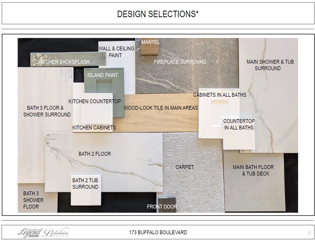 Representative photo of design selections for 173 Buffalo Blvd