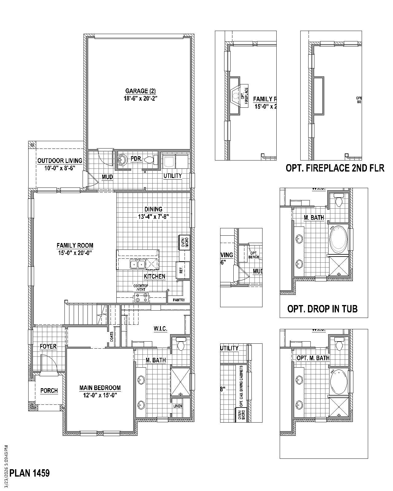 Plan 1459 1st Floor