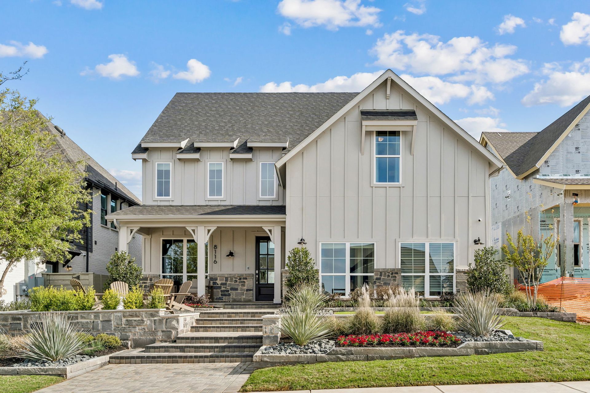 Landmark Model Home Exterior in Denton, TX