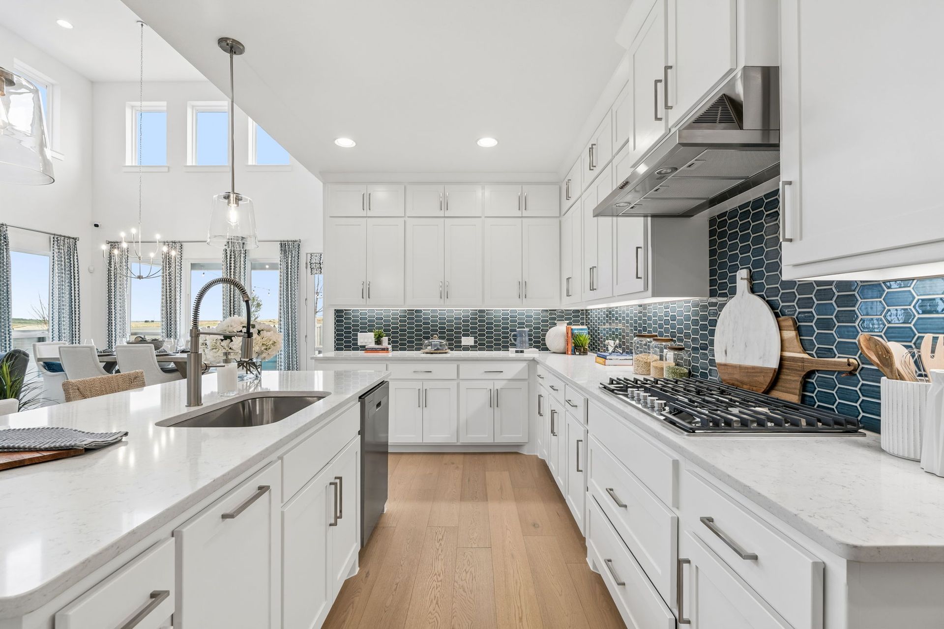 Landmark Model Kitchen with Designer Backsplash