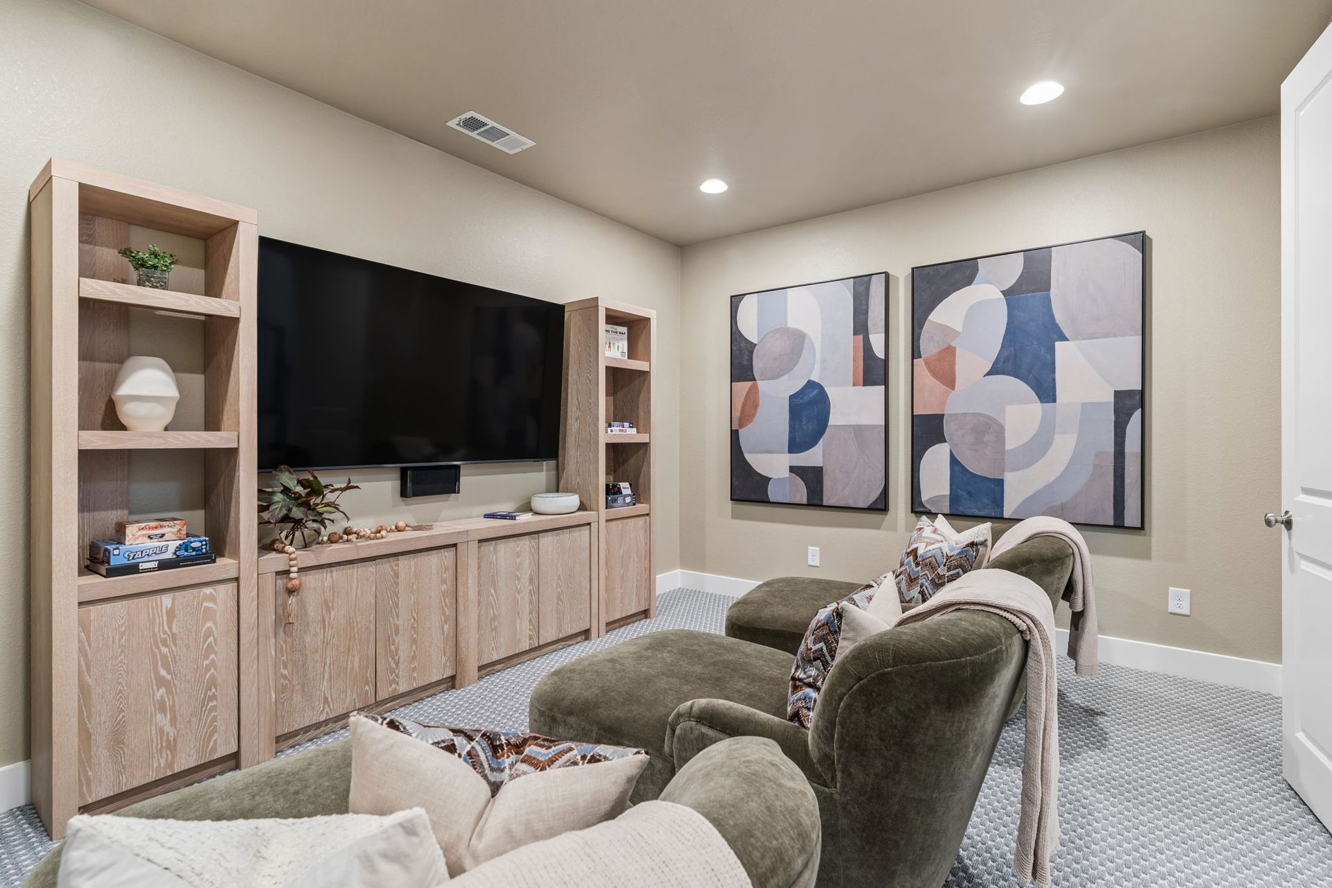 Landmark Model Media and Entertainment Room