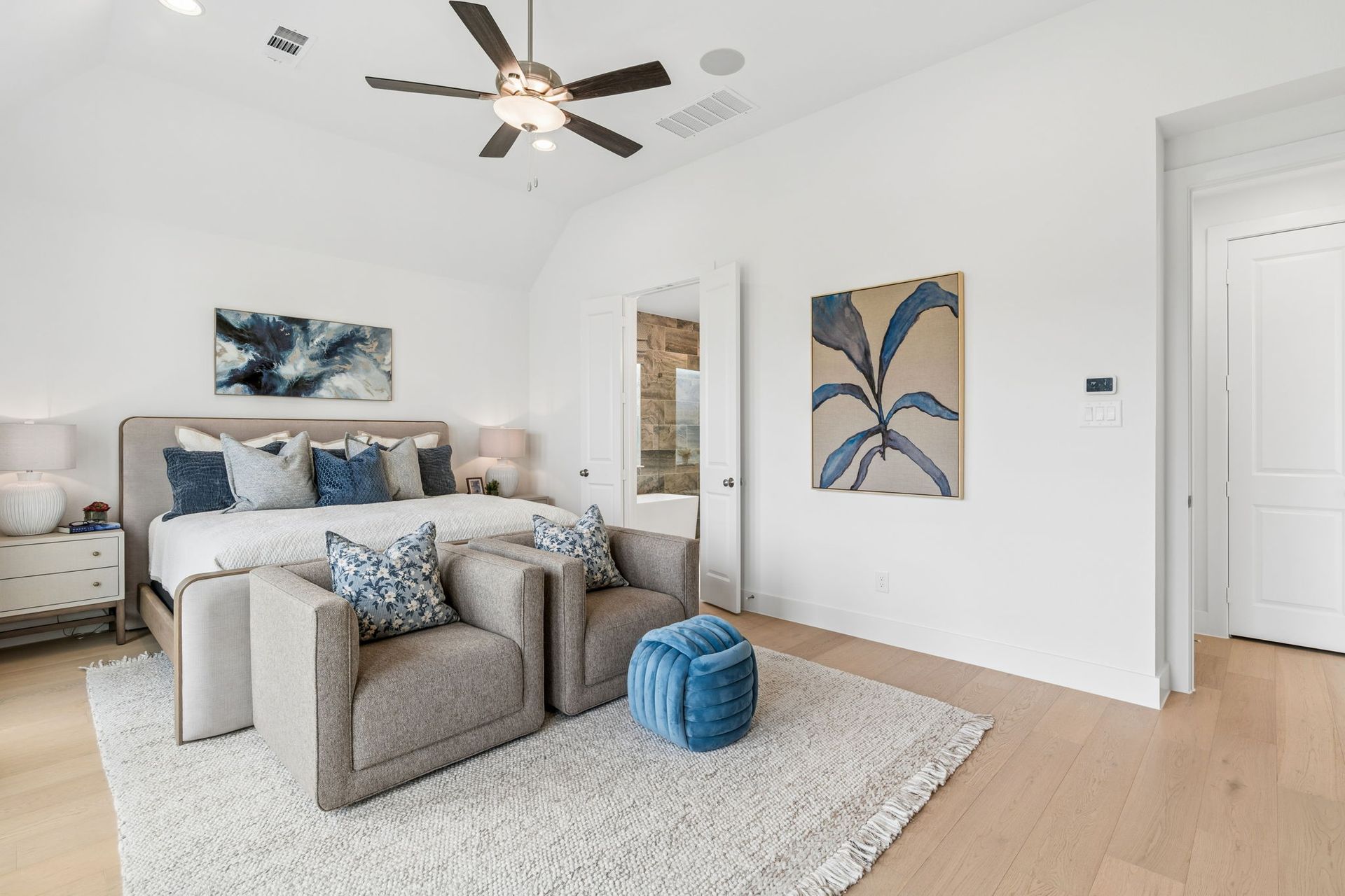Spacious Primary Bedroom in Landmark Denton Model Home