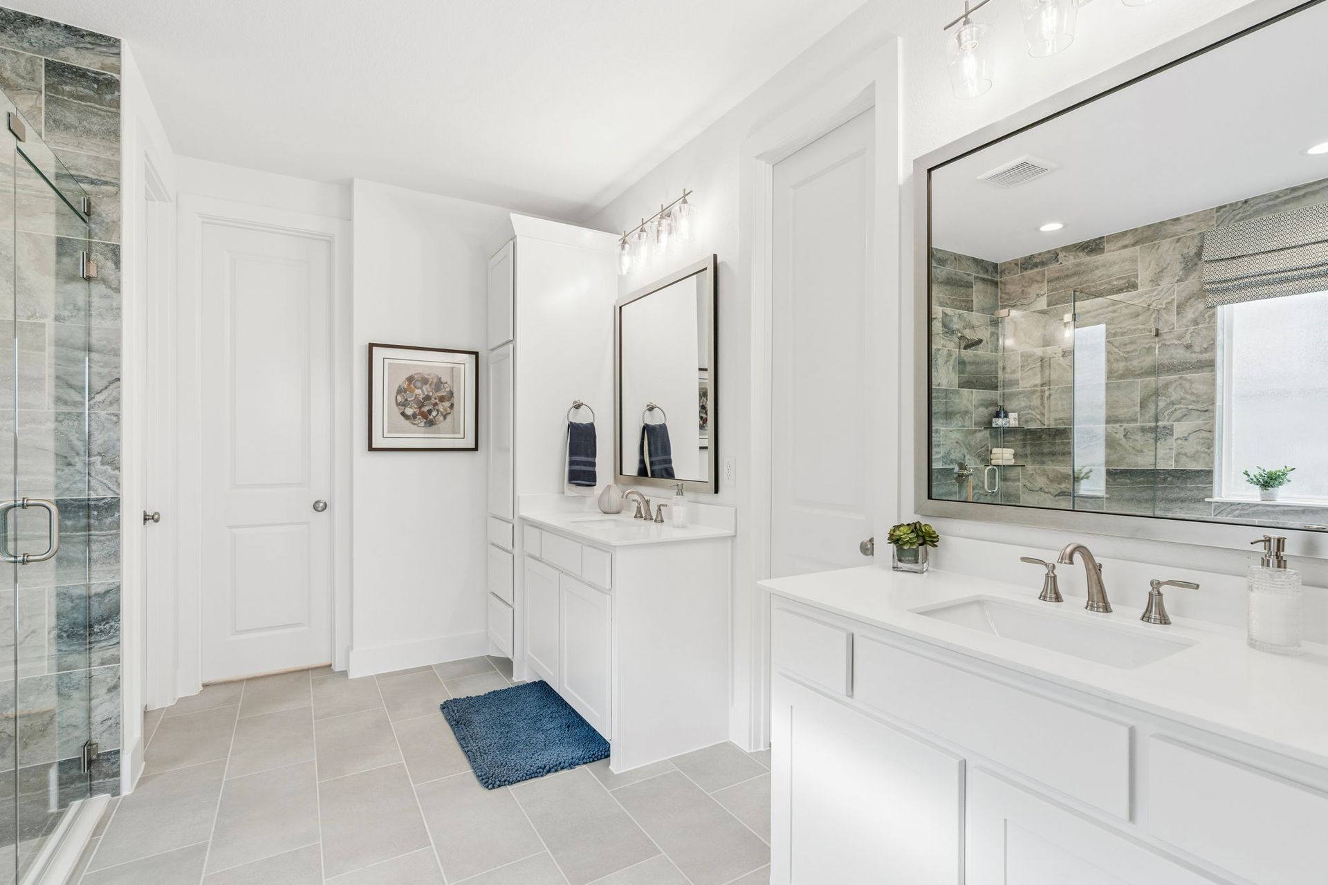 Landmark Model Home Primary Bathroom