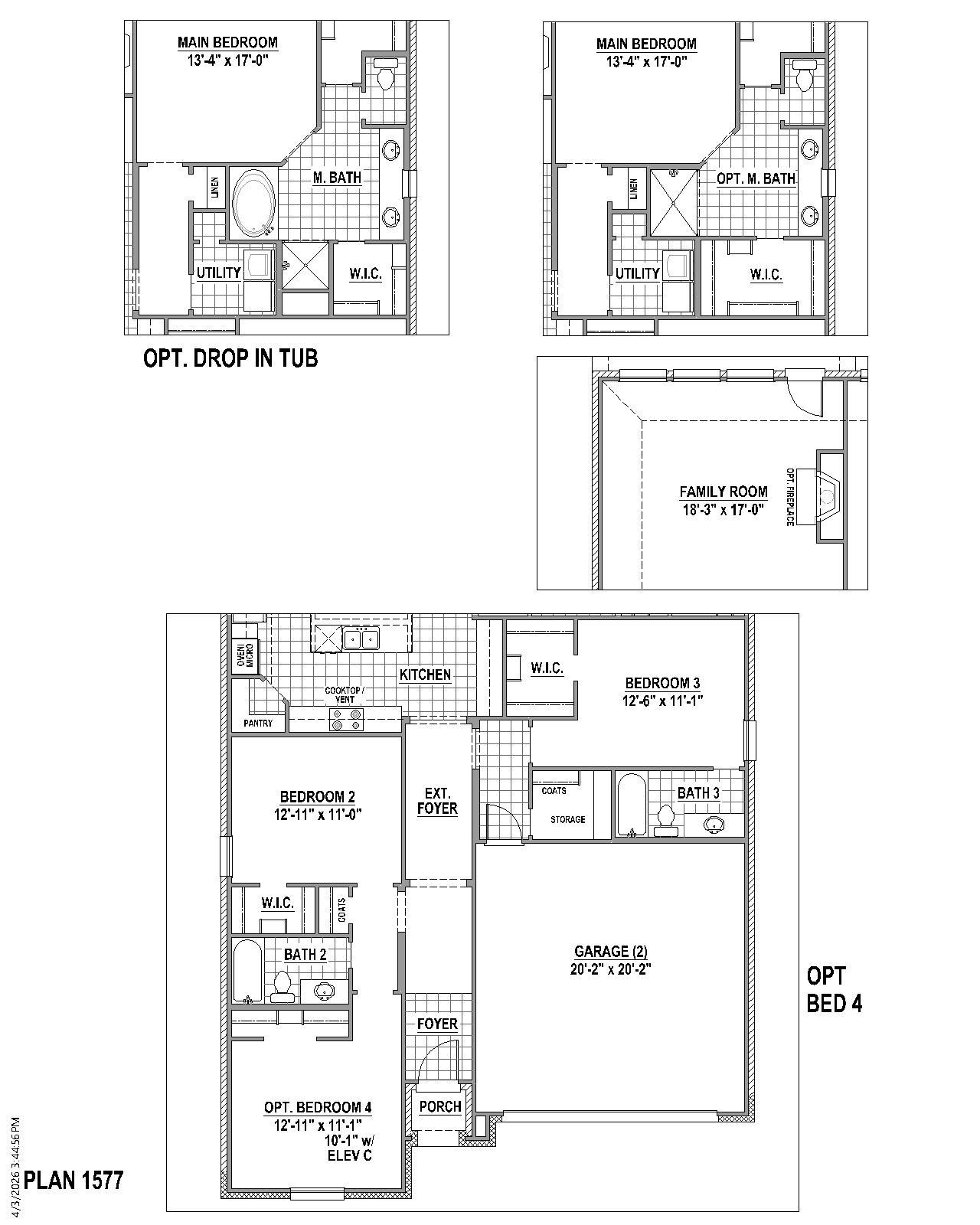 Plan 1577 Options 3