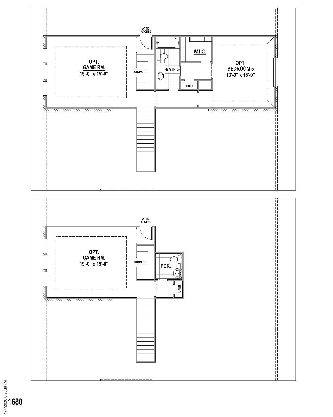 Plan 1680 Options 5
