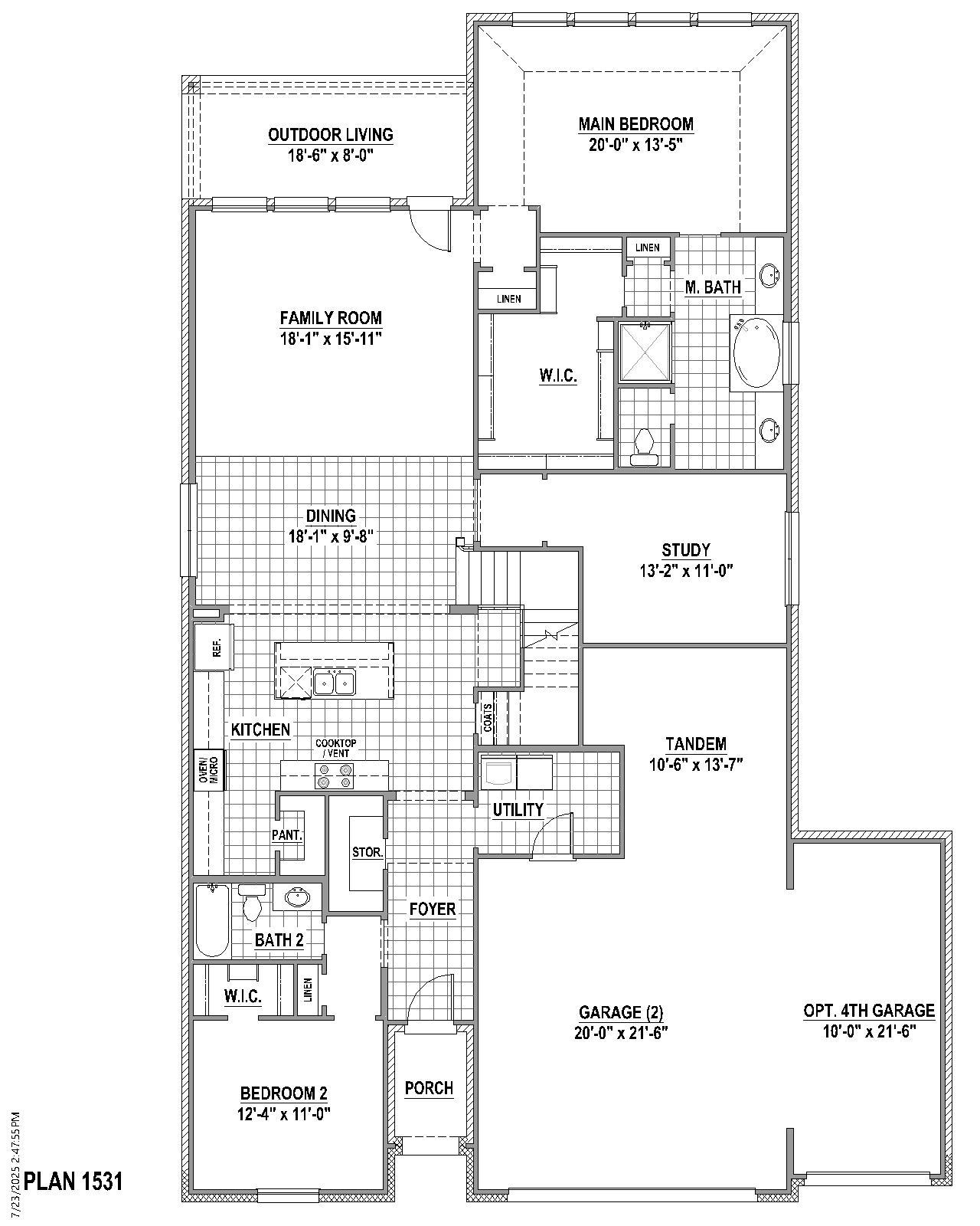 Plan 1531 1st floor (3C)