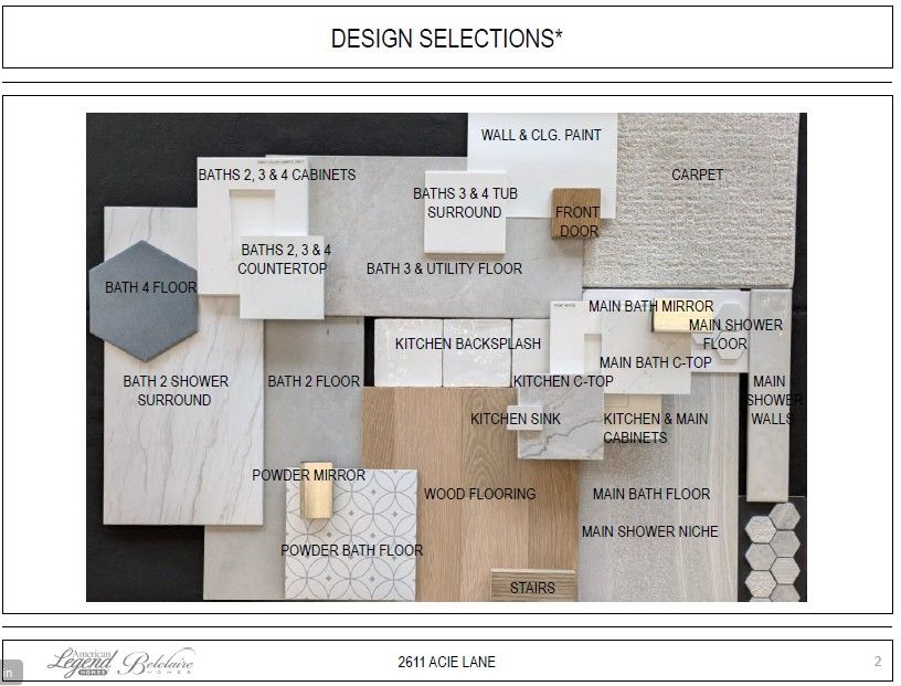 Representative photo of design selections for 2611 Acie