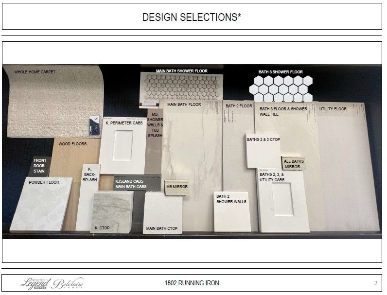 Representative photo of design selections for 1802 Running Iron