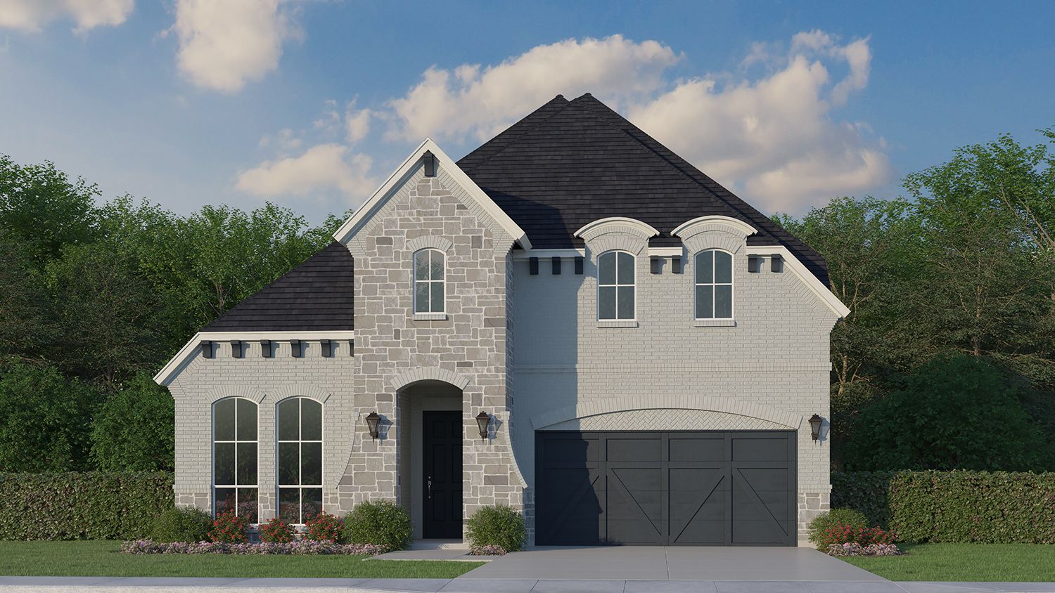 Plan 116 Elevation G w/ Stone