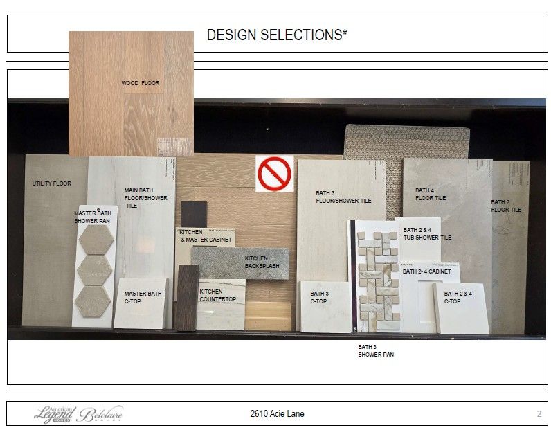 Representative photo of design selections for 2610 Acie
