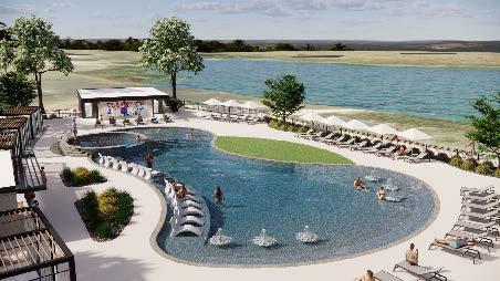 Meraki Resort-Style Pool and Lake – Artist Rendering