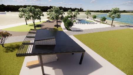 Meraki Outdoor Pavilion in McLendon-Chisholm – Artist Rendering