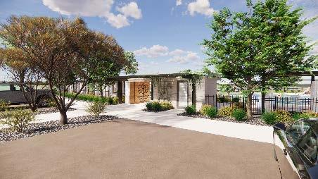 Meraki Pool Amenity Entrance – Artist Rendering