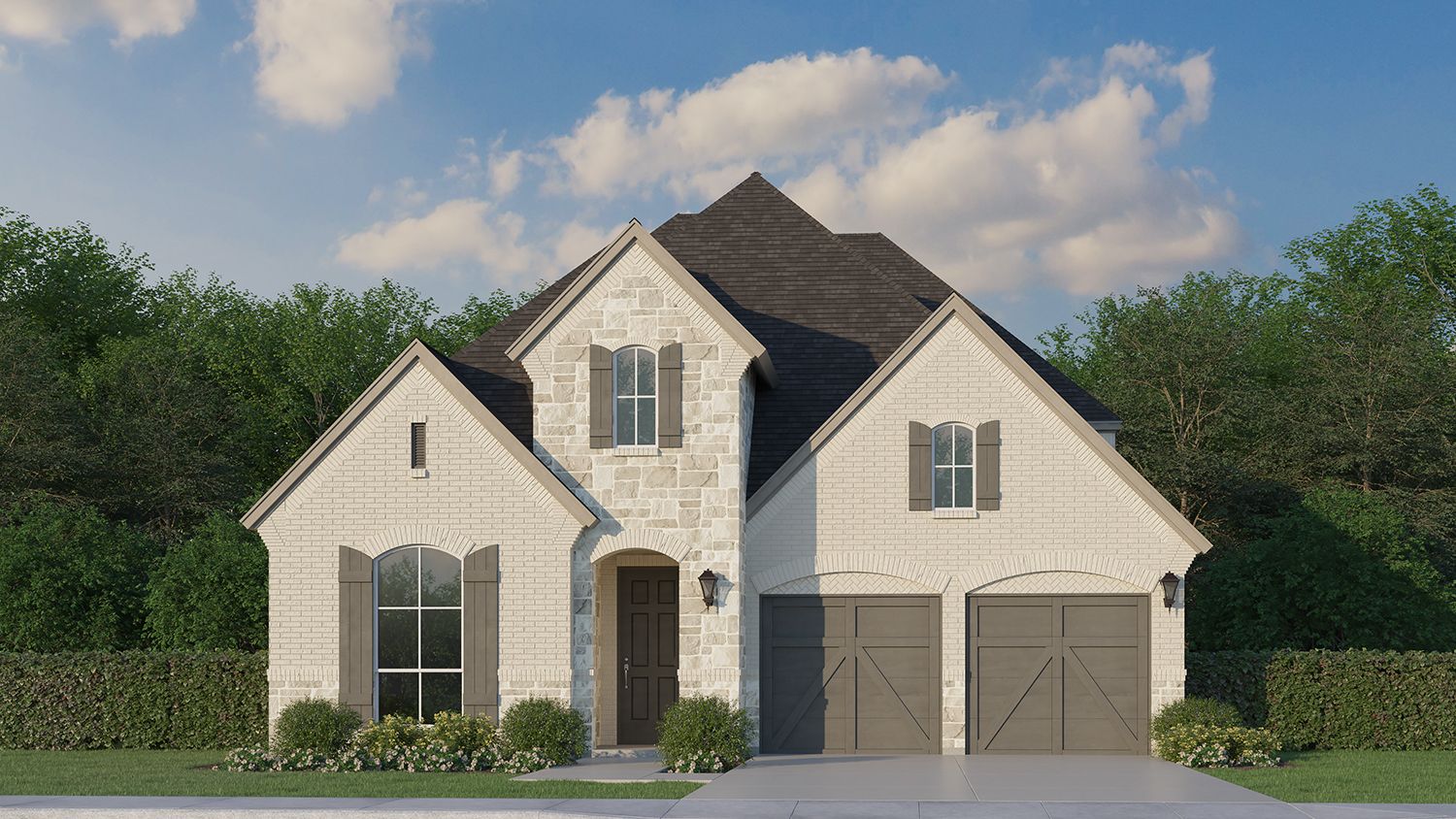 Plan 1118 Elevation G w/ Stone