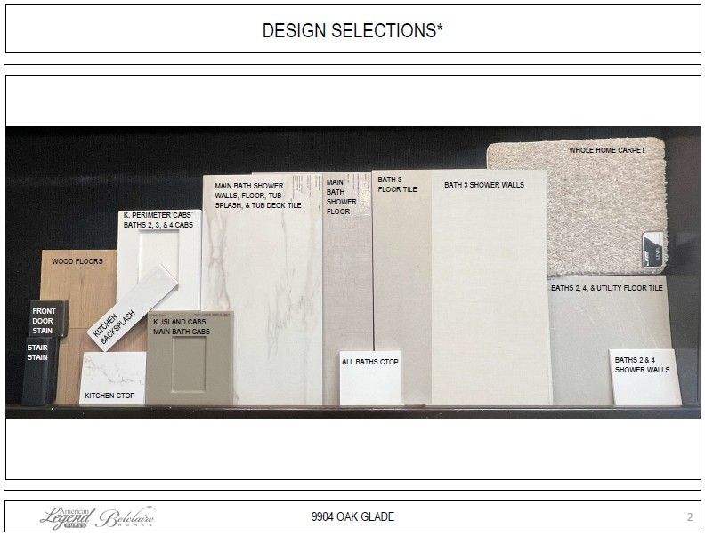 Representative photo of design selections for 9904 Oak Glade