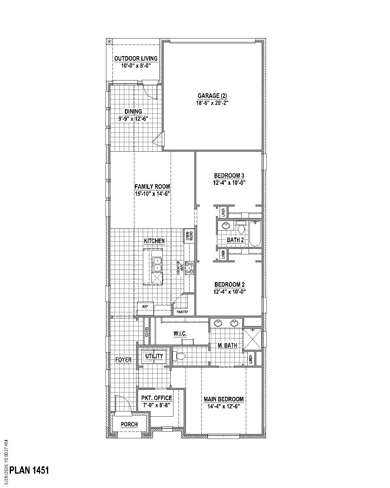 Plan 1451 1st Floor