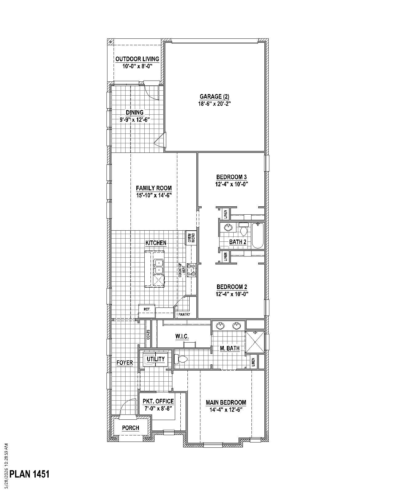 Plan 1451 E 1st Floor