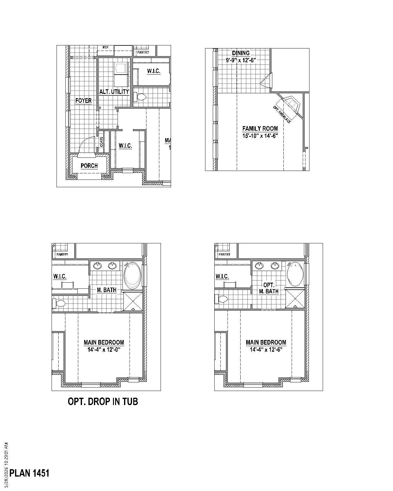 Plan 1451 E Options