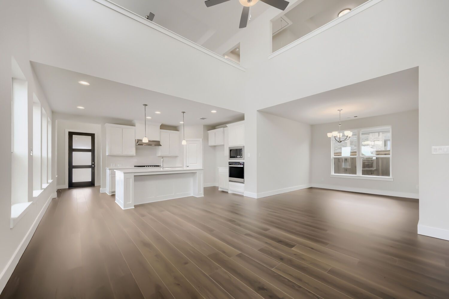 Representative photo of open concept floor plan for Plan 1458