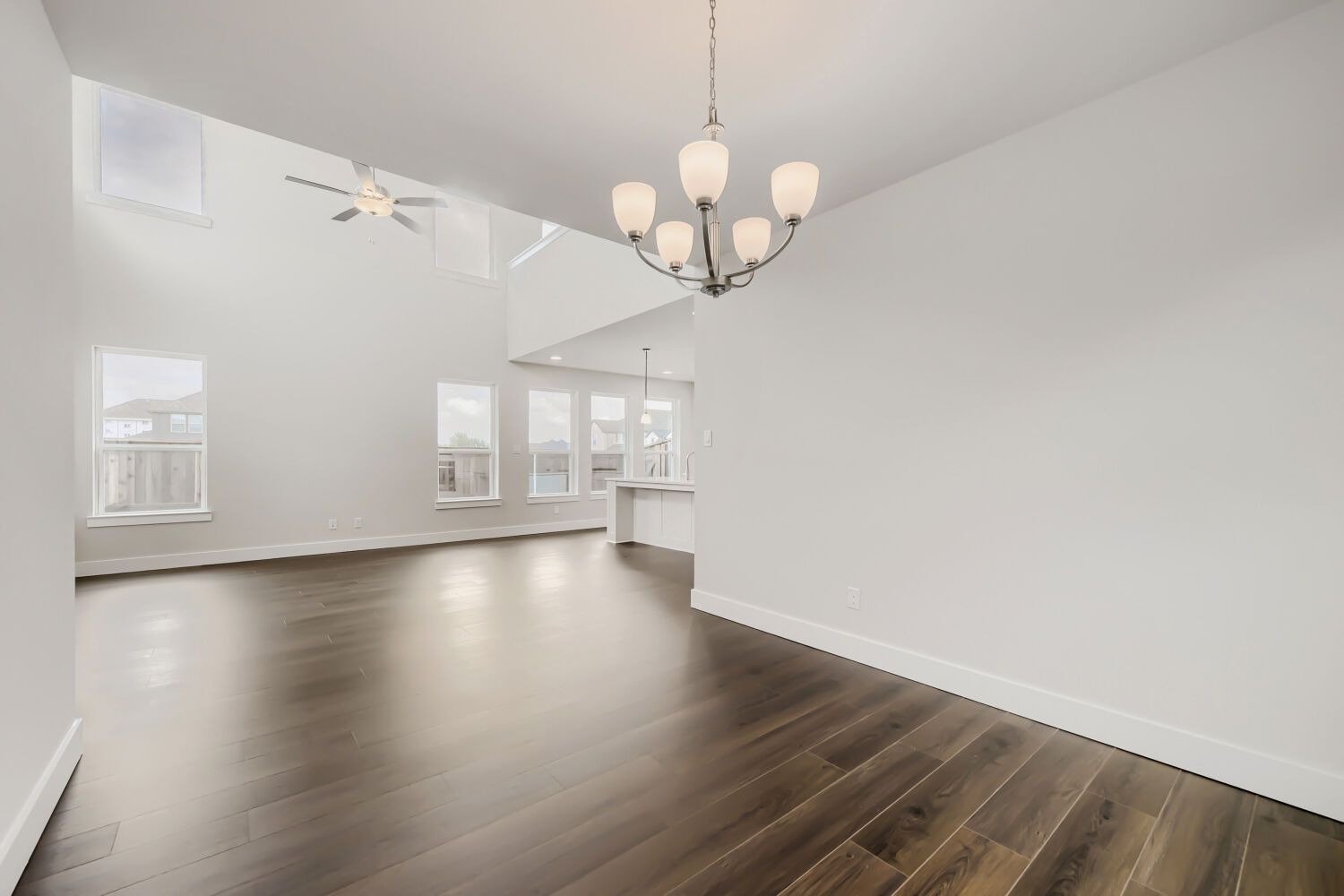 Representative photo of dining room/living room for Plan 1458