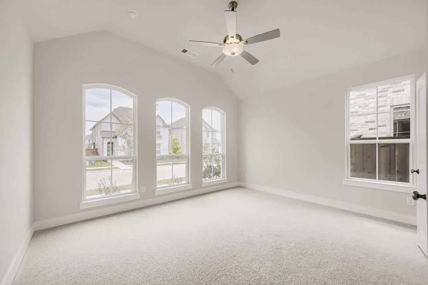 Representative photo of main bedroom for Plan 1458