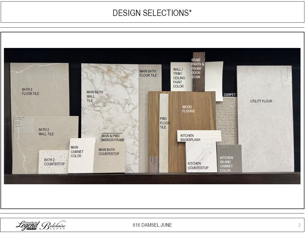 Representative photo of design selections for 616 Damsel June