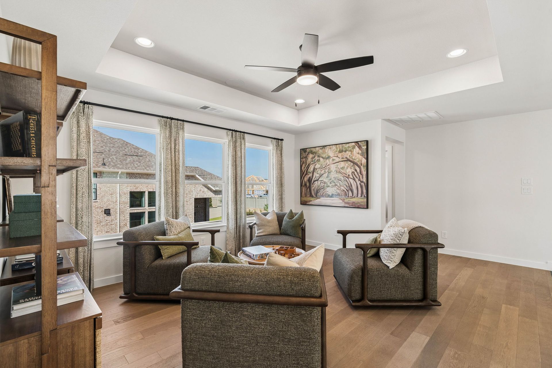 Versatile Upstairs Game Room in American Legend Homes Ramble Model
