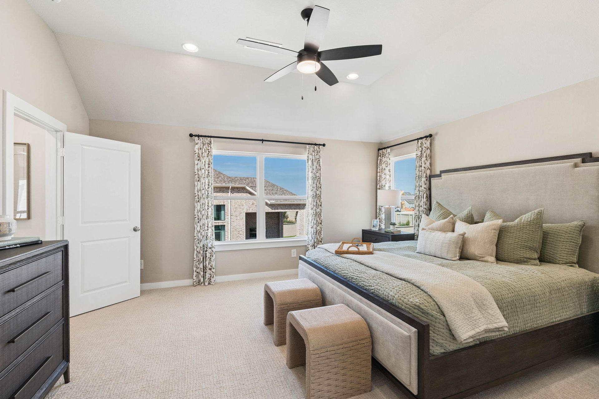 Light-Filled Owner’s Retreat in American Legend Homes Model