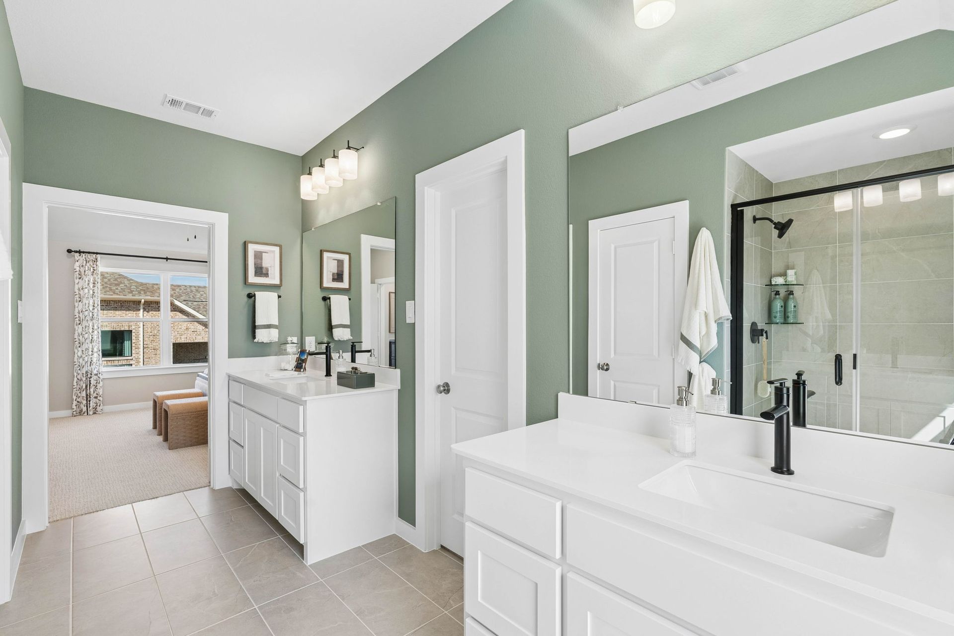 Elegant Primary Bath with Oversized Shower in Ramble