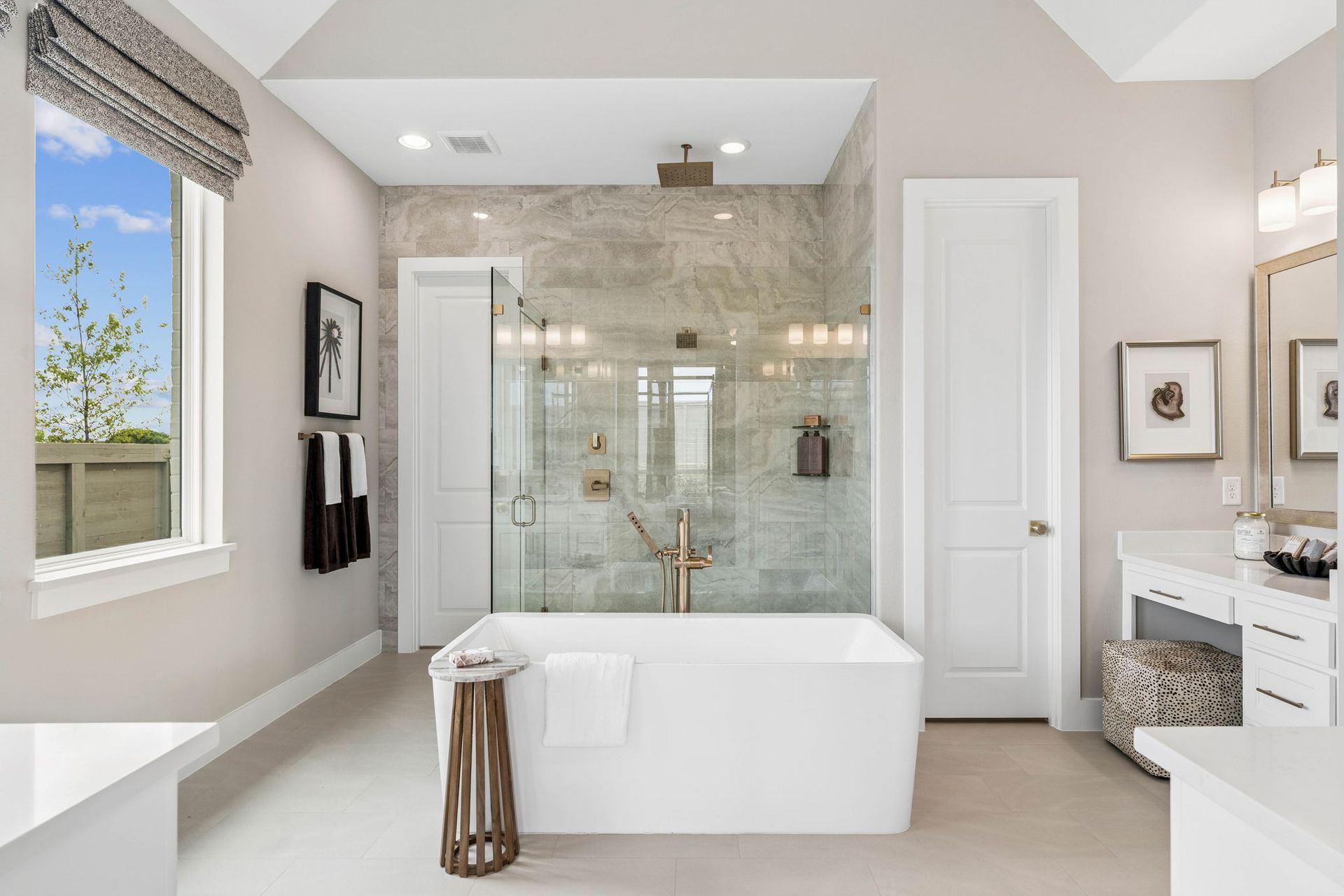 Luxury Primary Bath with Freestanding Soaking Tub