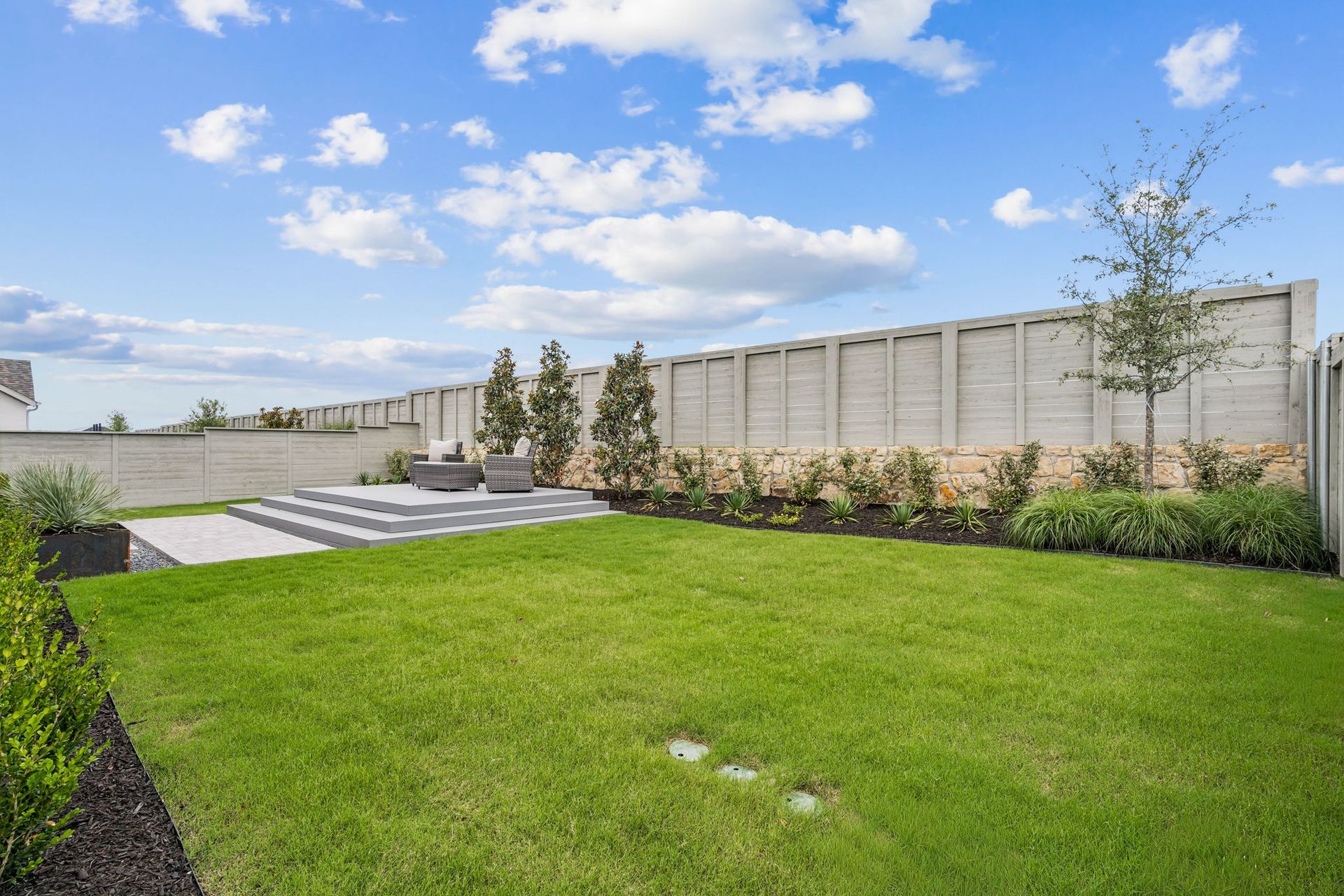 Private Backyard with Designer Landscaping