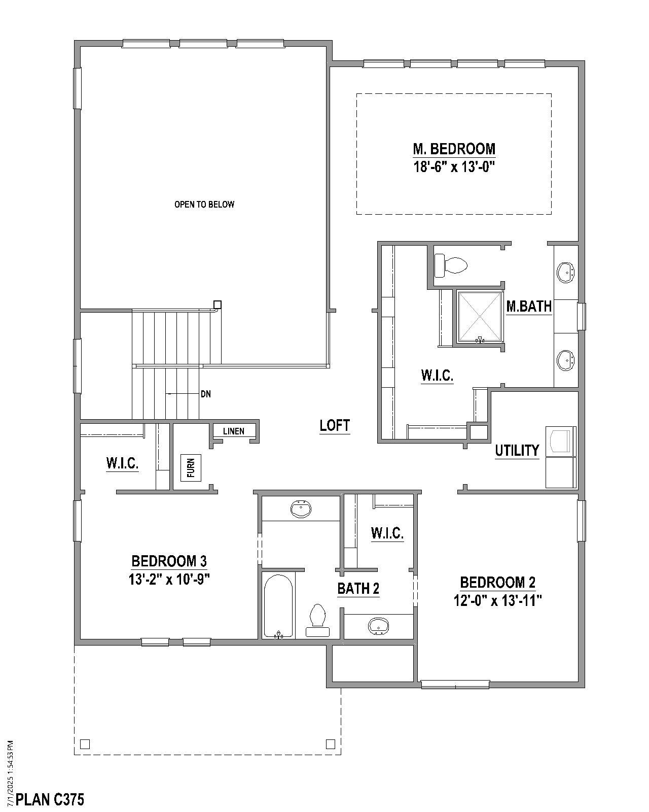 Plan C375 2nd Floor
